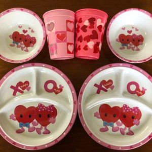 Kids' Hugs and Kisses Dish Set